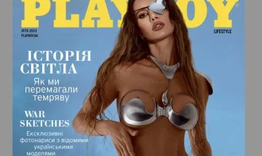 Gözünü itirən ukraynalı qadın “Playboy”un üz qabığına düşüb