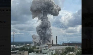 Moskva yaxınlığıında zavodda güclü partlayış baş verib FOTO