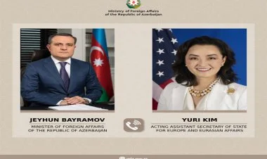 Ceyhun Bayramov Blinkenin köməkçisi ilə danışıqlar apardı