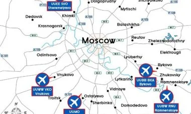 Moskva hava limanlarında 90-dan çox reys gecikir