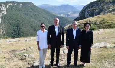 Prezidentlər və birinci xanımların Qarabağa səfəri