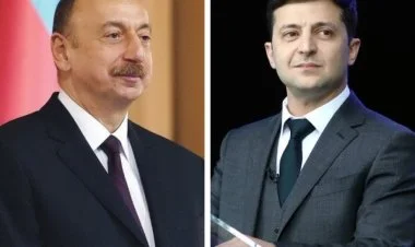 İlham Əliyev Volodimir Zelenskini təbrik edib