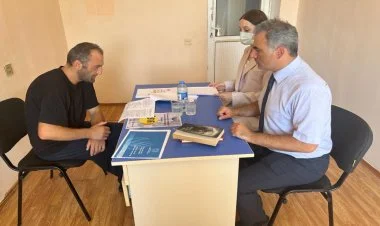 Ombudsman nümayəndələri erməni diversantı ilə görüşüb