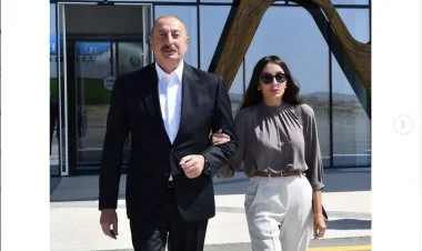 Prezident və birinci xanım Kəlbəcər rayonuna səfər ediblər