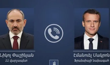 Emmanuel Makron Nikol Paşinyanla danışıb