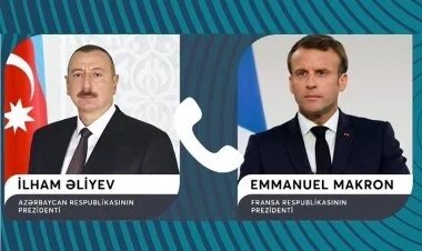 Makron İlham Əliyevə zəng etdi