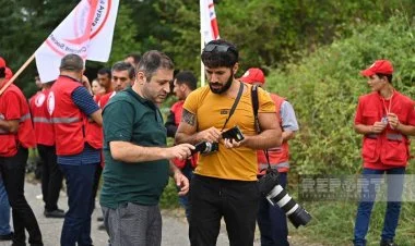 Xarici KİV nümayəndələri Ağdam-Xankəndi yoluna gəliblər