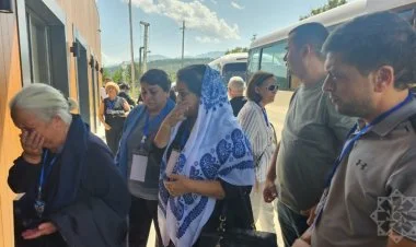 Müharibədə itkin düşənlərin ailə üzvləri Şuşaya gedib