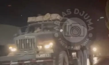 İrəvan küçələrində hərbi texnika hərəkət edir VİDEO