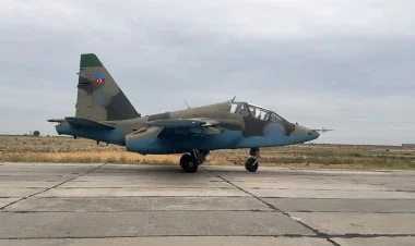 Hərbi pilotlarımız təlim-məşq uçuşlarını icra ediblər VİDEO