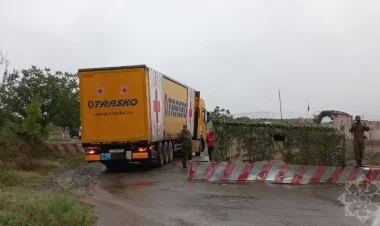 Rusiyanın yükü Ağdamdan Xankəndiyə yola düşdü