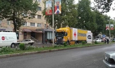 Rusiya QXC-nin yük avtomobili Xankəndinə çatıb