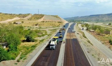 Xudafərin-Qubadlı-Laçın avtomobil yolu tikilir VİDEO