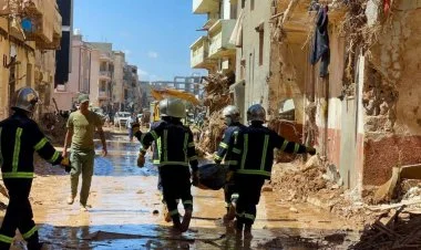 Liviyada daşqından zərər çəkən şəhər boşaldılıb