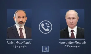Paşinyan Putinlə telefonla danışıb