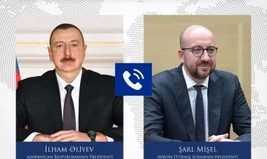 Şarl Mişel İlham Əliyevə zəng edib