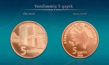 Yeni 5 qəpiklik tədavülə buraxılıb