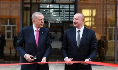 Prezidentlər Bərpa-istehsalat hərbi kompleksinin açılışında