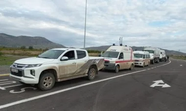 Ağdam yolu ilə növbəti humanitar yük Xankəndiyə yola salınıb