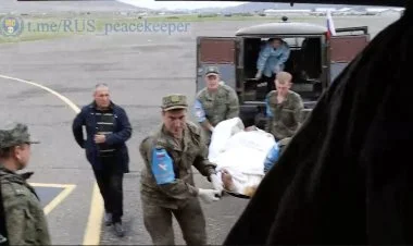 Yaralı ermənilərin təxliyəsinə nümayəndəmiz nəzarət edir