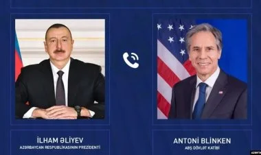 Antoni Blinken İlham Əliyevə zəng edib