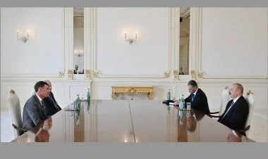 İlham Əliyev BAF prezidentini qəbul edib