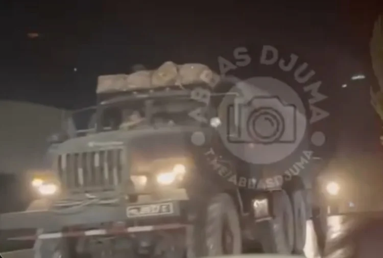 İrəvan küçələrində hərbi texnika hərəkət edir VİDEO