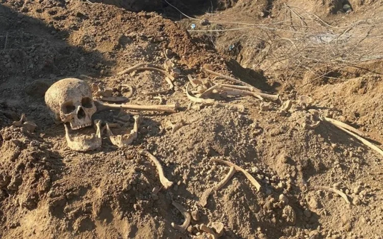 Qubadlıdakı insan sümüklərinin qalıqları ekshumasiya edildi