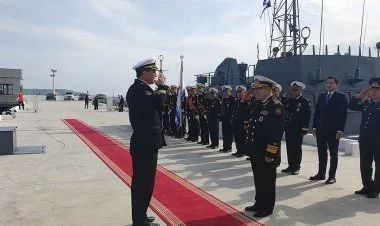 Qazaxıstanın hərbi gəmiləri Bakıya səfər edib FOTO