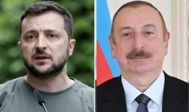 Volodimir Zelenski İlham Əliyevə zəng edib