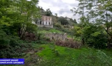 Kərkicahan qəsəbəsinin görüntüləri yayıldı VİDEO