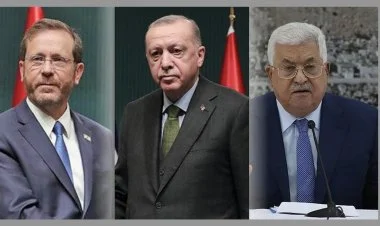 Ərdoğan İsxaq Hersoq və Mahmud Abbasla telefonla danışıb