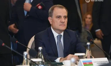 Ceyhun Bayramov Bişkekdə çıxış etdi