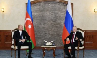 Bişkekdə İlham Əliyevlə Vladimir Putinin görüşü başlayıb