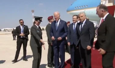 ABŞ Prezidenti Co Bayden İsrailə gəlib
