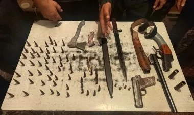 Sabirabadda evdən silah-sursat aşkarlandı