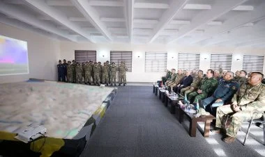 Birgə taktiki təlimində “Yüksək səviyyəli müşahidəçi günü”