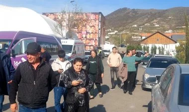 Növbəti köç karvanı Laçına çatıb FOTO
