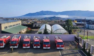 Azərbaycan yanğınsöndürənləri Xankəndidə yerləşib