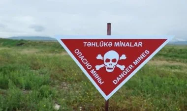 Tərtərdə mina partlayışından bir nəfər xəsarət alıb