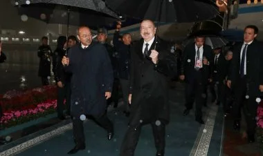 İlham Əliyev Özbəkistana gəlib