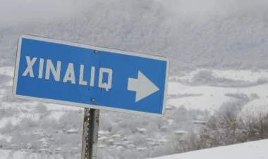 Qusar, Xınalıq, Şahdağa qar yağır