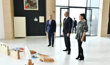 Prezident və birinci xanım İsmayıllıda açılışda FOTO