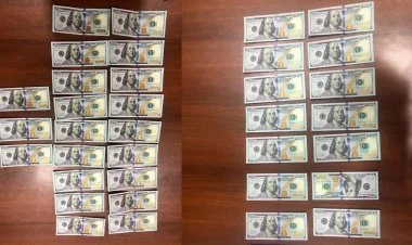 Saxta dollar satan dəstə üzvləri saxlanıldı VİDEO