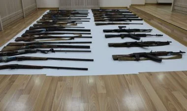 Şəkidə sakinlərdən 31 silah götürülüb