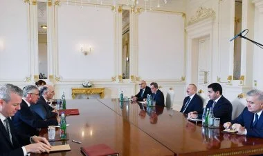 Əliyev Britaniyanın dövlət katibinin müavinini qəbul edib