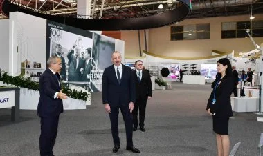 İlham Əliyev SPECA ölkələrinin sərgisində