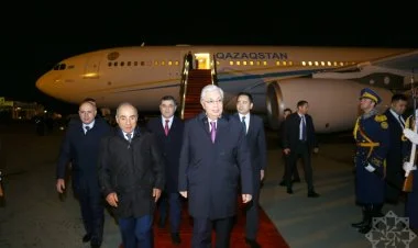Kasım-Jomart Tokayev Bakıdadır