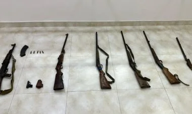 Ağcabədidə odlu silahlar aşkarlanıb