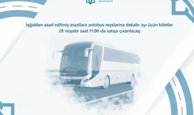 Ağdam və Şuşaya avtobus biletləri satışa çıxarılır